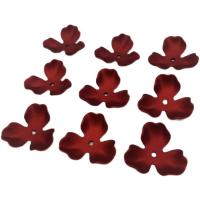 Hair Barrette Finding, Acrylic, Flower, injection moulding, DIY, red, 36mm, Approx [