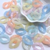 Акриловые Связывание кольцо, Акрил, DIY, Много цветов для выбора Приблизительно 100ПК/сумка, продается сумка