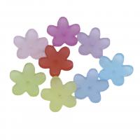 Frosted Acrylic Beads, Flower, DIY Approx 