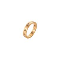 Нержавеющая сталь Rhinestone палец кольцо, Нержавеющая сталь 304, Другое покрытие, Мужская & разный размер для выбора & со стразами, Золотой, продается PC