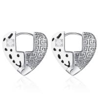 Brass Lever Back Earring, Heart, epoxy gel, fashion jewelry & for woman, 18mm [