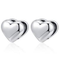 Brass Lever Back Earring, Heart, fashion jewelry & for woman, 12mm [