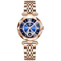 Women Wrist Watch, Zinc Alloy, with Glass & 304 Stainless Steel, Chinese movement, plated, Life water resistant & for woman & with rhinestone [