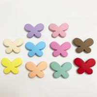 Acryl Schmuck Perlen, Schmetterling, DIY & gummierte, keine, 22x29mm, ca. 100PCs/Tasche, verkauft von Tasche