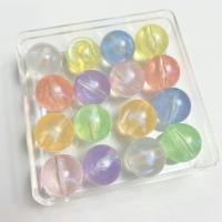 Perles acryliques transparentes, Acrylique, Rond, DIY & normes différentes pour le choix, plus de couleurs à choisir, Vendu par sac[