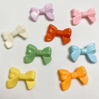Solid Color Acrylic Beads, Bowknot, injection moulding, DIY Approx 