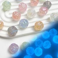 Perles acryliques plaquée, Acrylique, DIY & lumineux, plus de couleurs à choisir, 19mm, Environ Vendu par sac