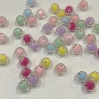 Transparent Acrylic Beads, Round, injection moulding, DIY 