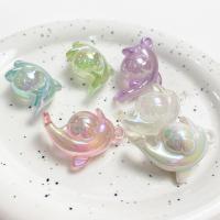 Perle acrylique, dauphin, DIY & lumineux, plus de couleurs à choisir Environ Vendu par sac