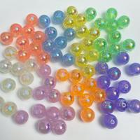 Acrylic Jewelry Beads, Round, DIY & luminated 16mm, Approx [