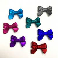 Pearlized Acrylic Beads, Bowknot, painted, DIY Approx [