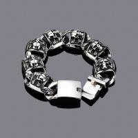 Titanium Steel Bracelet & Bangle, fashion jewelry & for man, original color Approx 9.06 Inch 