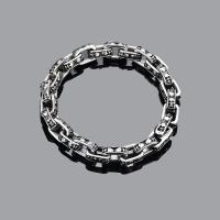 Titanium Steel Bracelet & Bangle, fashion jewelry & for man, original color Approx 8.27 Inch 