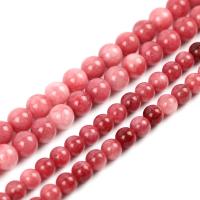 Perles de pierre gemme unique, Pierre naturelle, Rond, DIY & normes différentes pour le choix, rose Environ 38-39 cm, Vendu par brin
