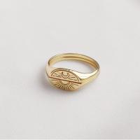Brass Finger Ring, plated, fashion jewelry US Ring 