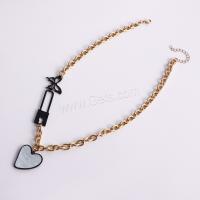 Fashion Multi Layer Necklace, Alloy, with Plank, with 5cm extender chain, plated, fashion jewelry & for woman Approx 47 cm 