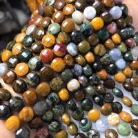 Perles de pierre gemme unique, Océan calcédoine, poli, DIY Environ 38-40 cm, Vendu par brin