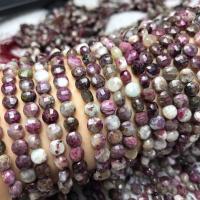 Natural Tourmaline Beads, Plum Blossom Tourmaline, polished, DIY Approx 38-40 cm 