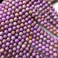 Perles de pierre gemme unique, Lepidolite naturel, poli, style folk & DIY & normes différentes pour le choix Environ 38-40 cm, Vendu par brin