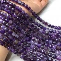 Natural Amethyst Beads, polished, folk style & DIY, 7-8mm Approx 38-40 cm 