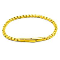 Stainless Steel Chain Bracelets, 304 Stainless Steel, fashion jewelry & Unisex Approx 18 cm [