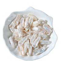 Perles nacres baroques de culture d'eau douce , perle d'eau douce cultivée, DIY & boucle de 1/1, blanc, 8-10x20-30mm, Vendu par PC[