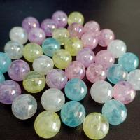 Plating Acrylic Beads, Round, colorful plated, DIY 16mm, Approx 