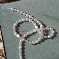Keshi Cultured Freshwater Pearl Beads, DIY, white, 6-7mm Approx 36 cm 