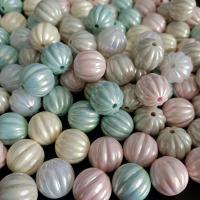 Perles acryliques plaquée, Acrylique, Placage coloré, DIY, plus de couleurs à choisir, 18mm, Environ Vendu par sac