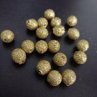 Acrylic Jewelry Beads, Round, DIY, golden, 11mm, Approx [