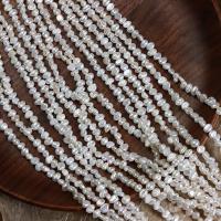 Keshi Cultured Freshwater Pearl Beads, DIY, white, 3-3.5mm Approx 36-37 cm 