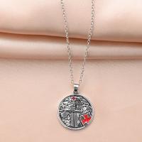 Zinc Alloy Necklace, fashion jewelry & for man, 50cm 
