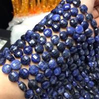 Perles en sodalite, poli, style folk & DIY Environ 38-40 cm, Vendu par brin