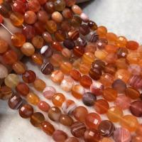 Natürliche Botswana Achat Perlen, poliert, Folk-Stil & DIY & verschiedene Größen vorhanden, orange, Länge:ca. 38-40 cm, verkauft von Strang