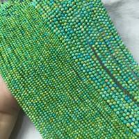 Perles en Turquoise naturelle, poli, style folk & DIY & normes différentes pour le choix, vert Environ 38-40 cm, Vendu par brin[