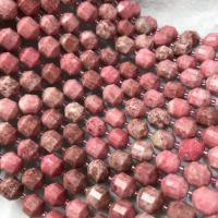 Natural Tourmaline Beads, Rhodonite, polished, folk style & DIY, pink Approx 38-40 cm 
