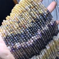 Gemischte Farbe Quarz Perlen, Natürlicher Quarz, poliert, Folk-Stil & DIY, 4-4.5mm, Länge:ca. 38-40 cm, verkauft von Strang