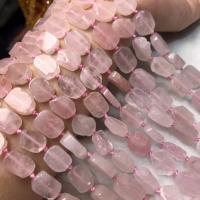 Single Gemstone Beads, Natural Stone, polished, folk style & DIY, pink Approx 38-40 cm 