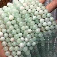 Opal Perlen, grüner Opal, poliert, Folk-Stil & DIY, 8mm, Länge:ca. 38-40 cm, verkauft von Strang