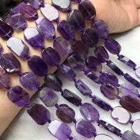 Natural Amethyst Beads, polished, folk style & DIY Approx 38-40 cm 