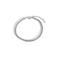 Stainless Steel Anklets Jewelry, 304 Stainless Steel, with 5cm extender chain, fashion jewelry & for woman, original color, 6mm Approx 20 cm 