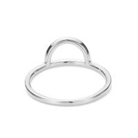 Stainless Steel Finger Ring, 316L Stainless Steel, Dome, Vacuum Ion Plating, fashion jewelry & for woman & hollow nickel, lead & cadmium free 