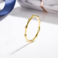 Sterling Silver Finger Ring, 925 Sterling Silver, 18K gold plated, fashion jewelry & for woman 