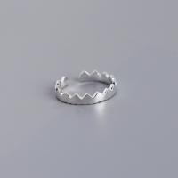 Sterling Silver Finger Ring, 925 Sterling Silver, fashion jewelry & for woman, 3.74mm 