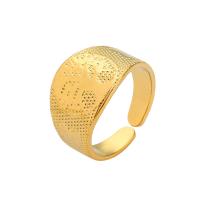 Stainless Steel Finger Ring, 304 Stainless Steel, plated, fashion jewelry & for woman, golden 