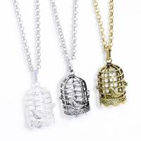 Brass Jewelry Necklace, Cage, plated, fashion jewelry cm 