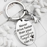 Stainless Steel Key Chain, 304 Stainless Steel, portable, 22u00d733mmu00d71.8mm,35mm 