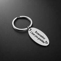 Stainless Steel Key Chain, 304 Stainless Steel, portable, 35mm 