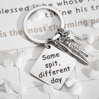 Stainless Steel Key Chain, 304 Stainless Steel, fashion jewelry, 25u00d71.8mm 
