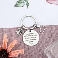 Stainless Steel Key Chain, 304 Stainless Steel, fashion jewelry, 30mm,30cm 